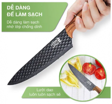 LBK2395 - Bộ Dao Chống Dính 5 món Lebenlang _ Đức