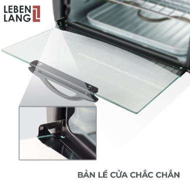 LBMT8683S - Lò Nướng Mini Lebenlang _ 12 Lít