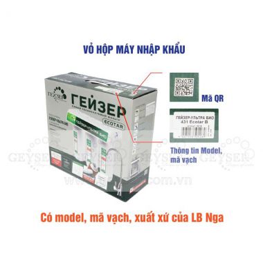 Ecotar 4 - Máy lọc nước Nano Geyser - Made in Russia