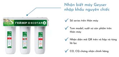 Ecotar 4 - Máy lọc nước Nano Geyser - Made in Russia