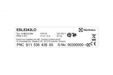 ESL5343LO - Máy Rửa Chén Âm Tủ Electrolux 13 bộ 