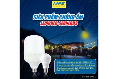 LBD3 - Đèn Led Bulb Chống Ẩm