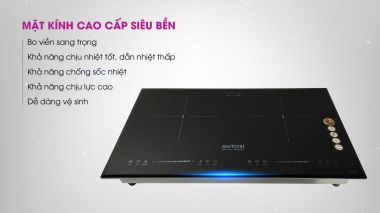 MI-95D - Bếp từ đôi MUTOSI 