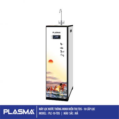 PLC-10-TDS - Máy lọc nước Plasma Nước tinh khiết/nước khoáng 10 Lõi - Xanh Dương 