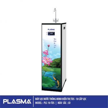 PLC-10-TDS - Máy lọc nước Plasma Nước tinh khiết/nước khoáng 10 Lõi - Xanh Dương 