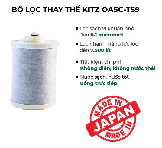 OASC-S9   Bộ lọc nước Kitz